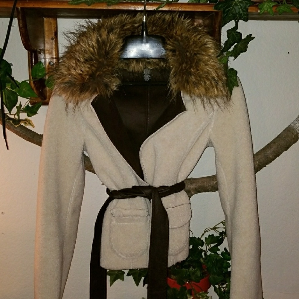 Ideology chic coat. Reversible. Petite